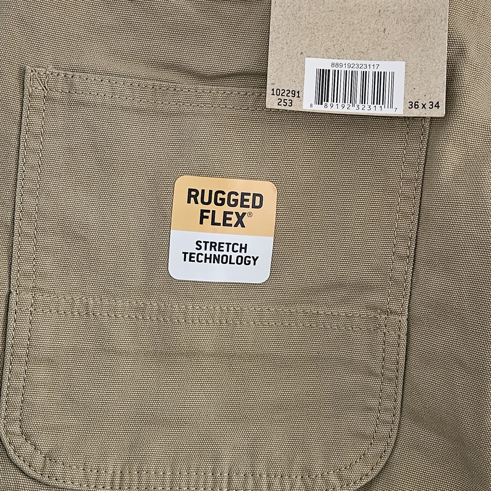 Carhartt Tan Relaxed Fit Rugged Flex Pants